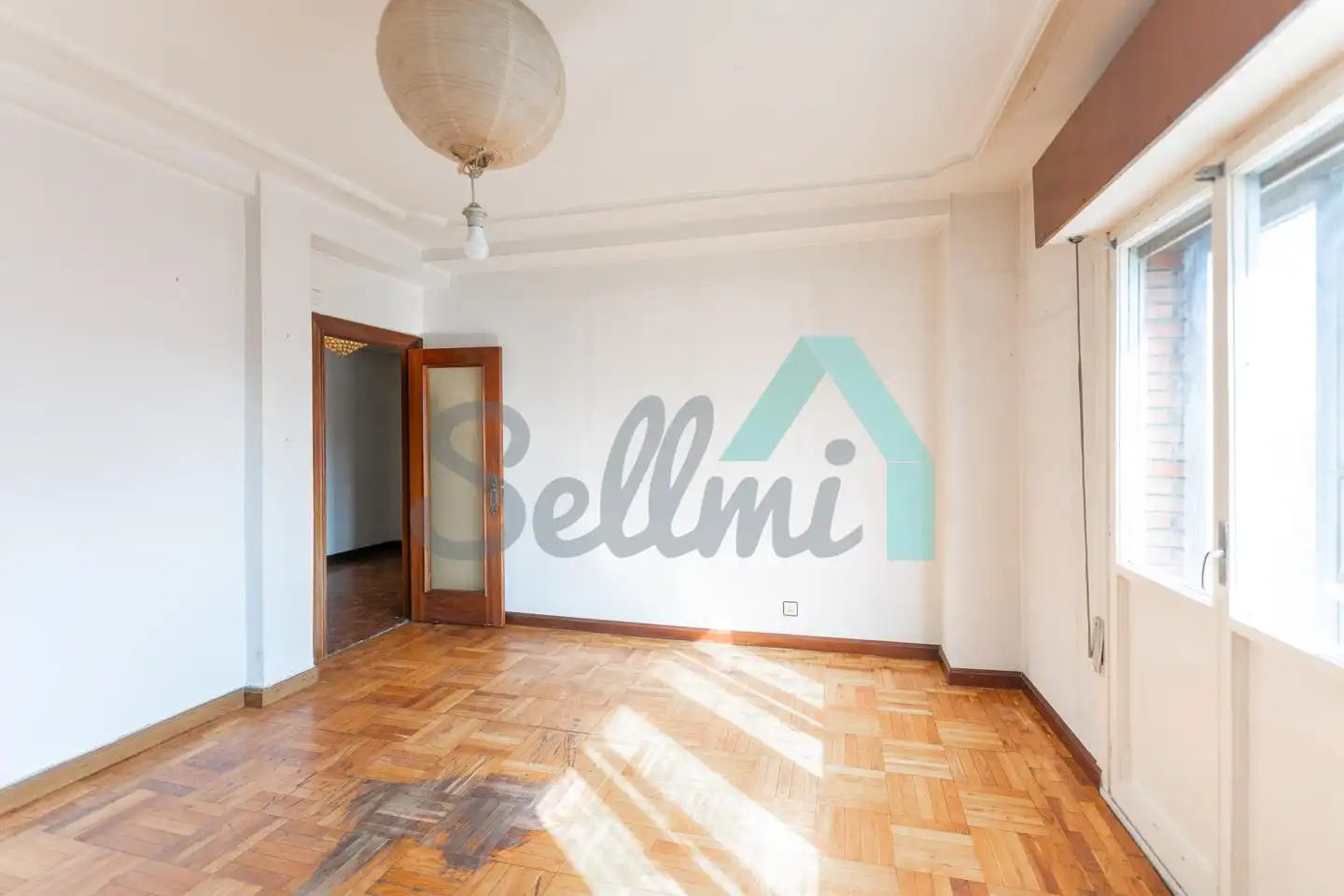 Bedroom of Flat for sale in Gijón   with Heating, Parquet flooring and Terrace
