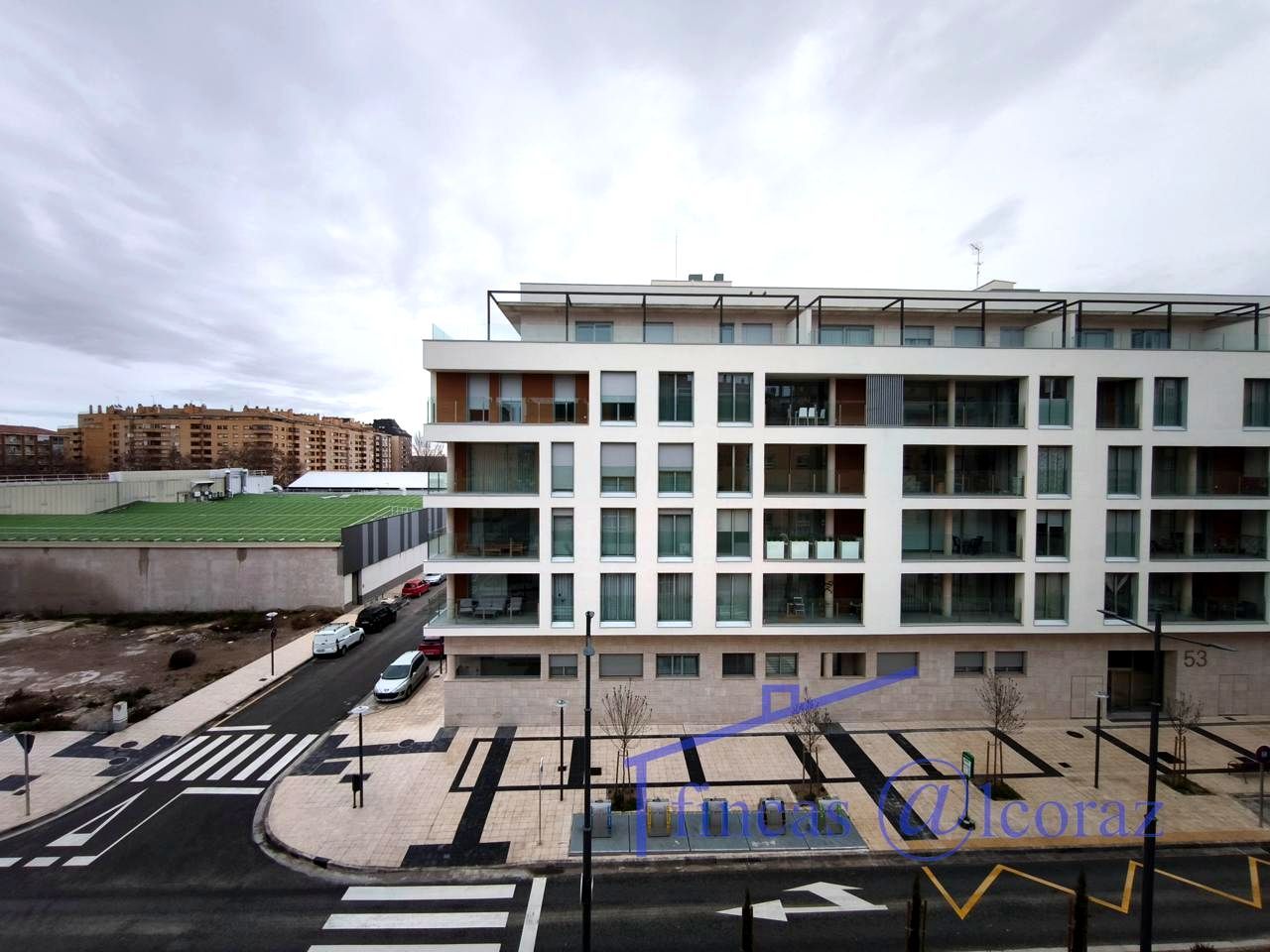 Exterior view of Flat for sale in  Huesca Capital  with Air Conditioner and Heating