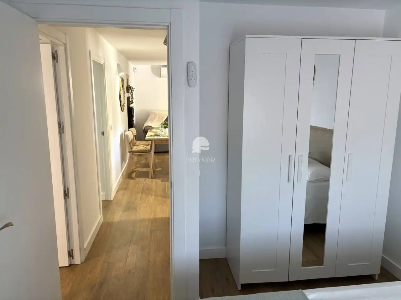 Schlafzimmer von Haus oder Chalet zur Miete in Canillas de Aceituno mit Klimaanlage, Privatgarten und Terrasse