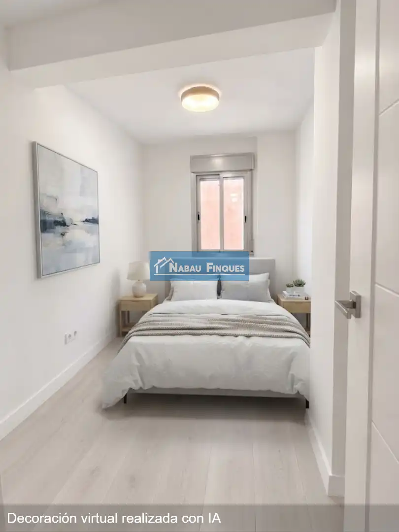 Bedroom of Flat for sale in Rambla Ferran