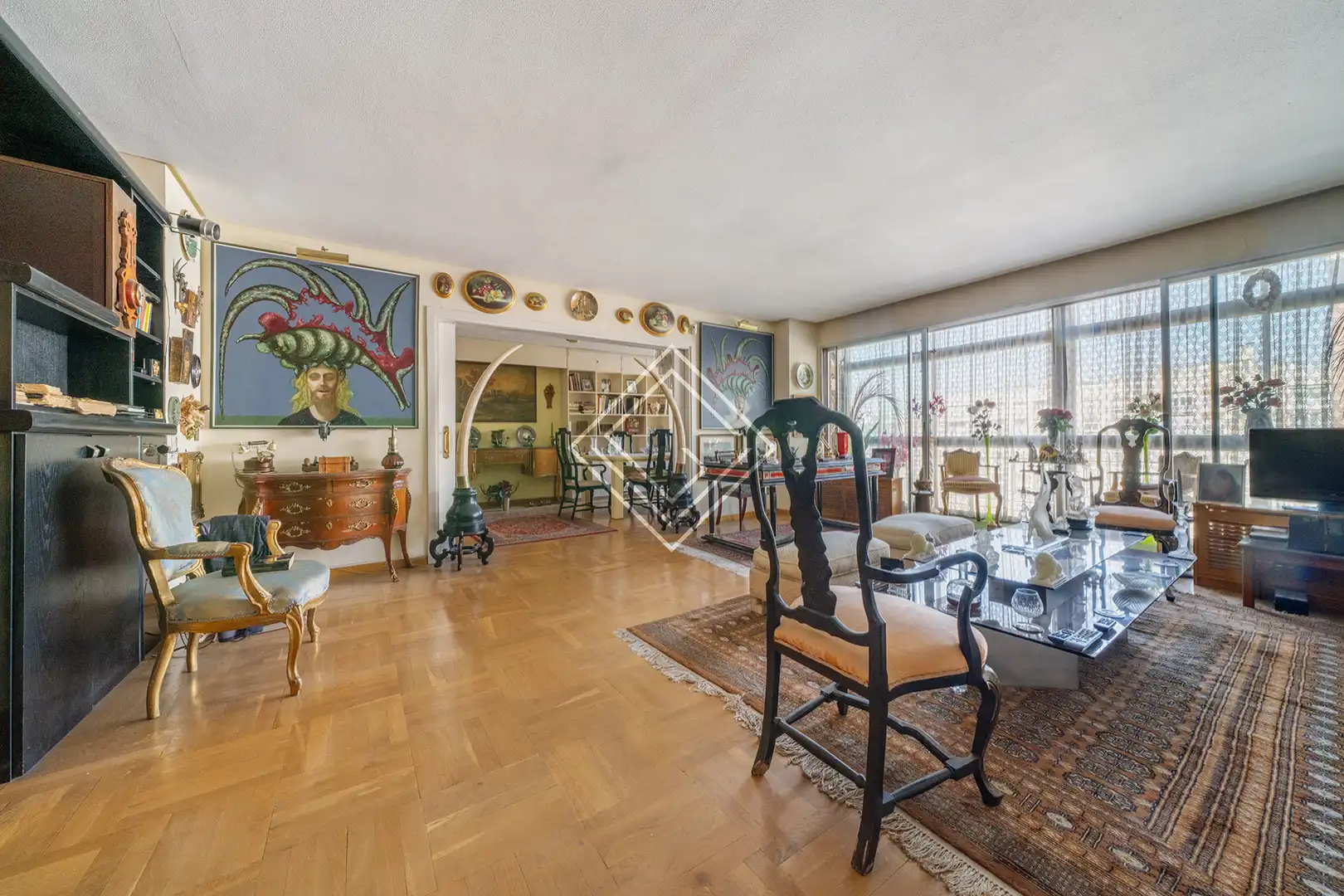 Living room of Attic for sale in Madrid  with Air Conditioner, Heating and Terrace