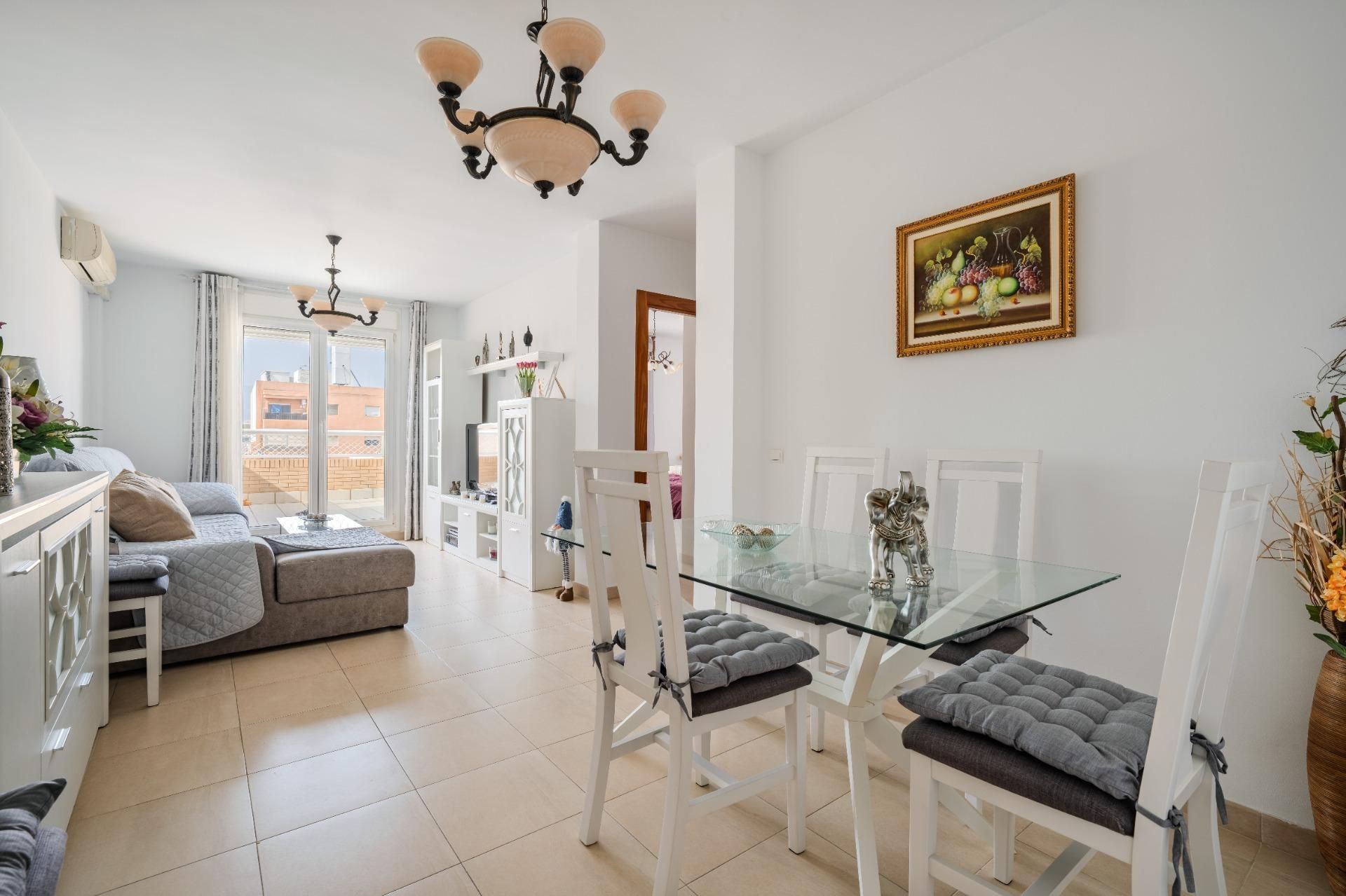 Dining room of Attic for sale in  Almería Capital  with Air Conditioner, Heating and Terrace