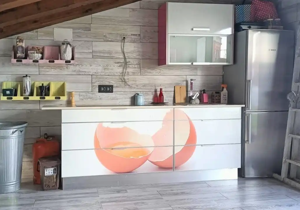 Cocina de Casa adosada en venta en Manlleu con Calefacción, Jardín privado y Parquet