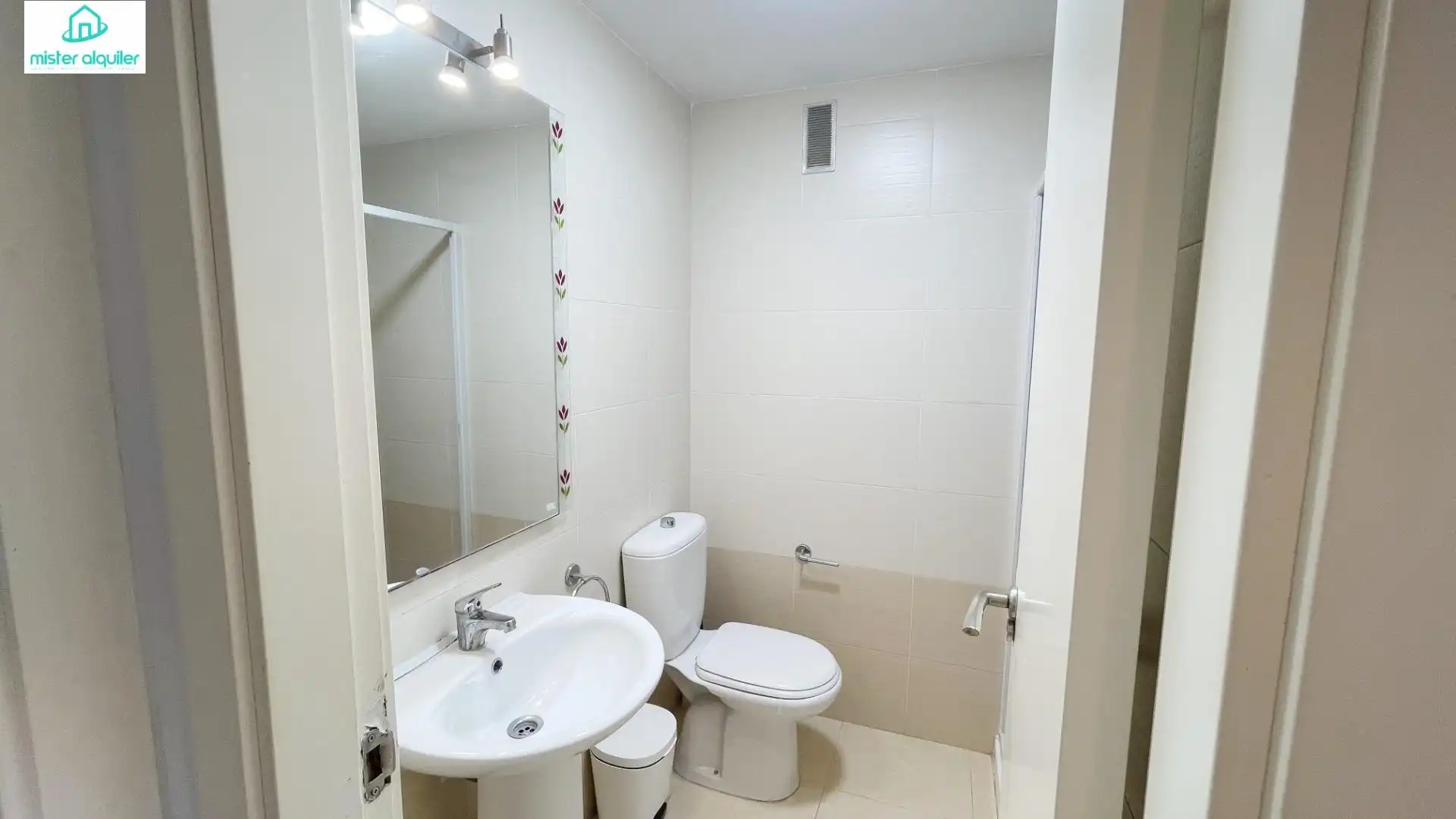 Baño de Apartamento de alquiler en Mutxamel con Calefacción, Jardín privado y Terraza
