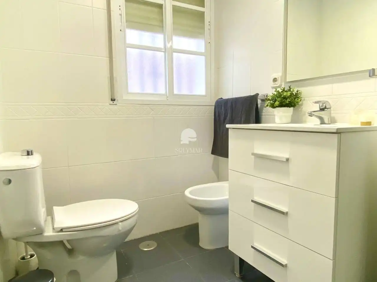 Badezimmer von Wohnung zur Miete in Torrox mit Klimaanlage, Möbliert und Balkon