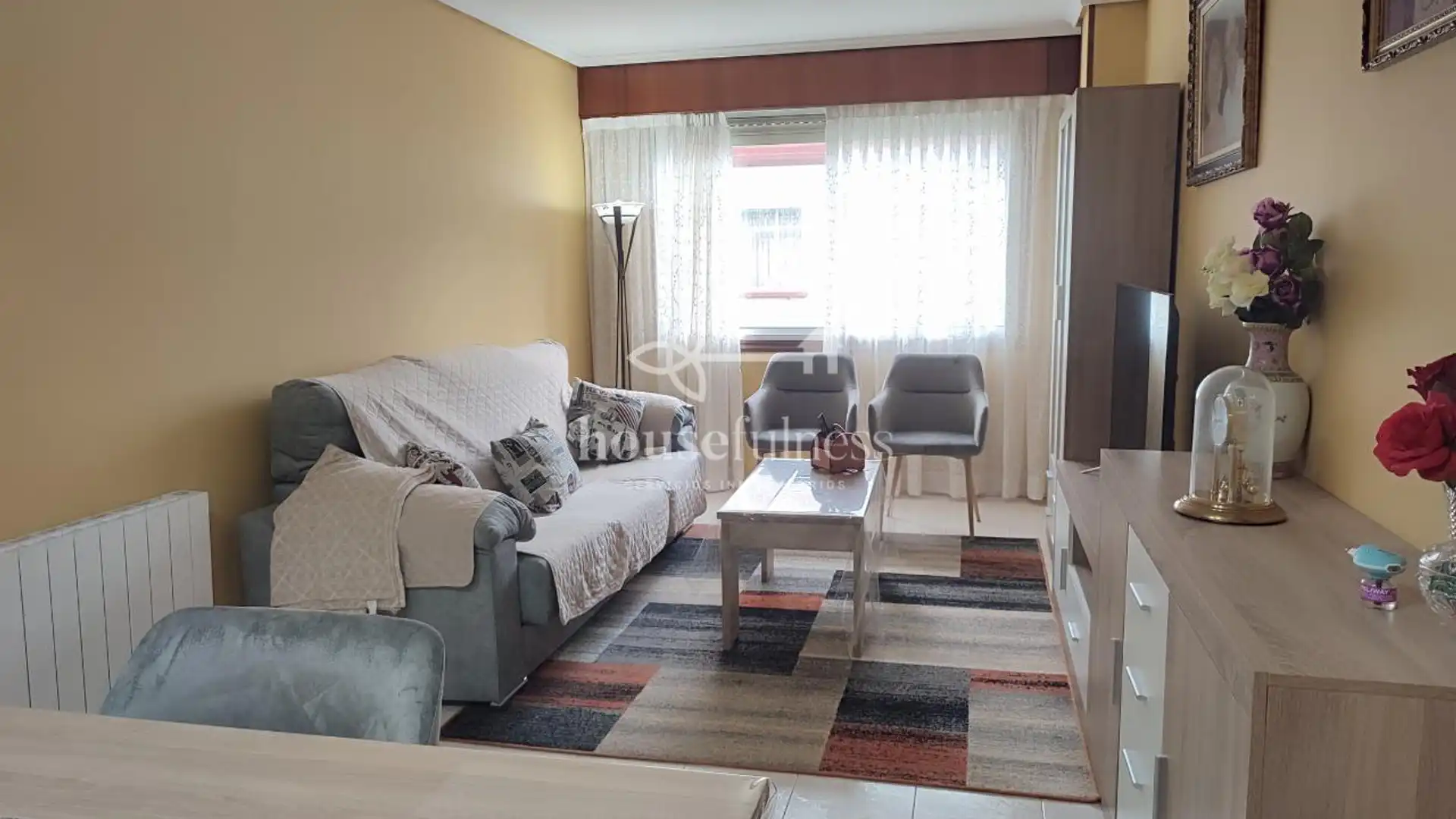 Wohnzimmer von Wohnung zum Verkauf in Ferrol mit Heizung, Abstellraum und Möbliert