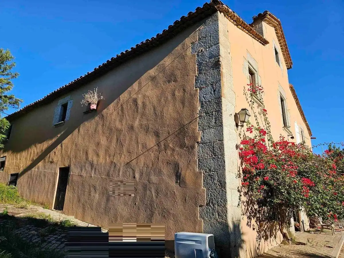 Vista exterior de Finca rústica en venta en Cabrils con Jardín privado