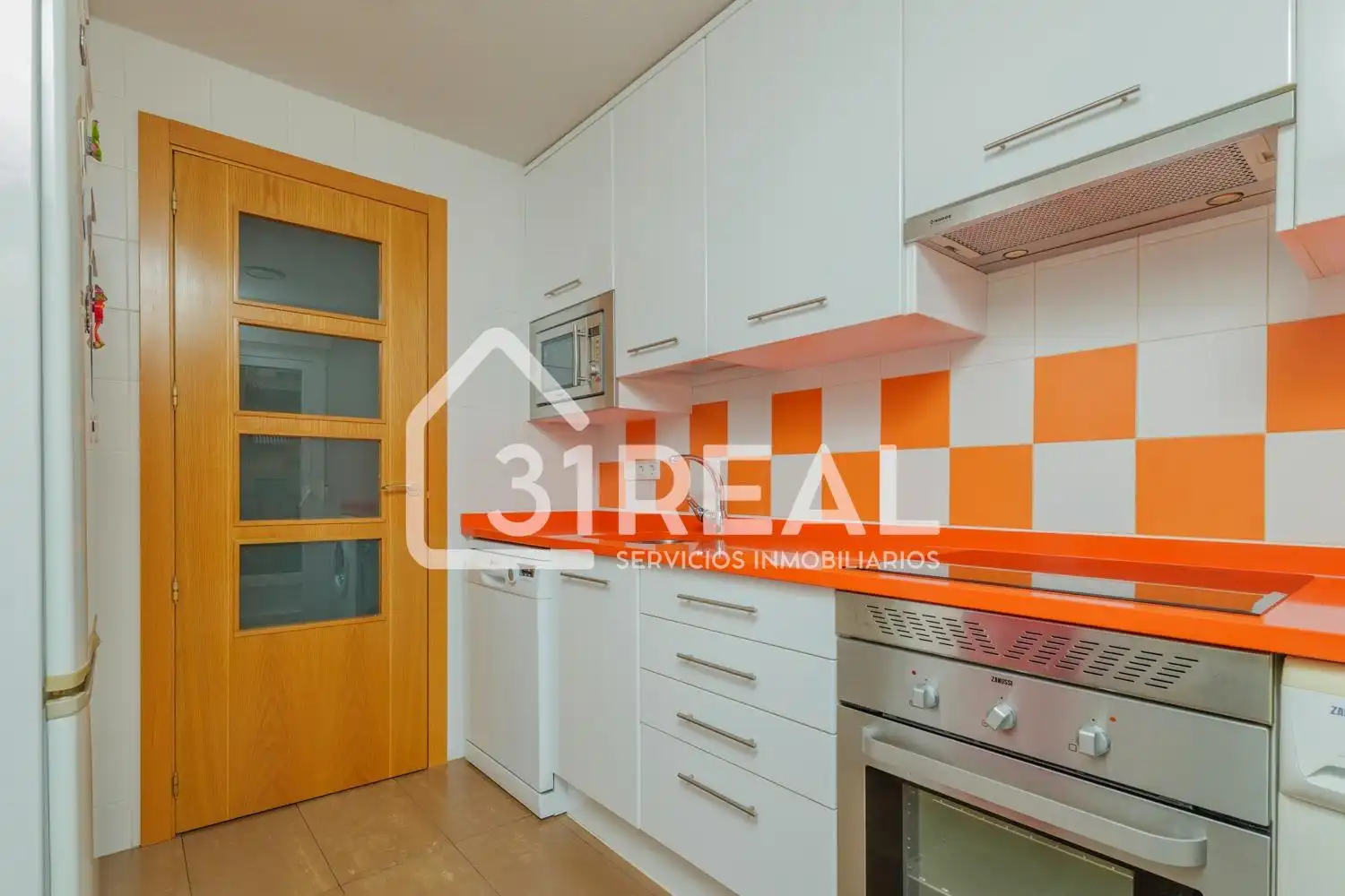 Küche von Wohnung zum Verkauf in Madrid mit Klimaanlage, Heizung und Terrasse