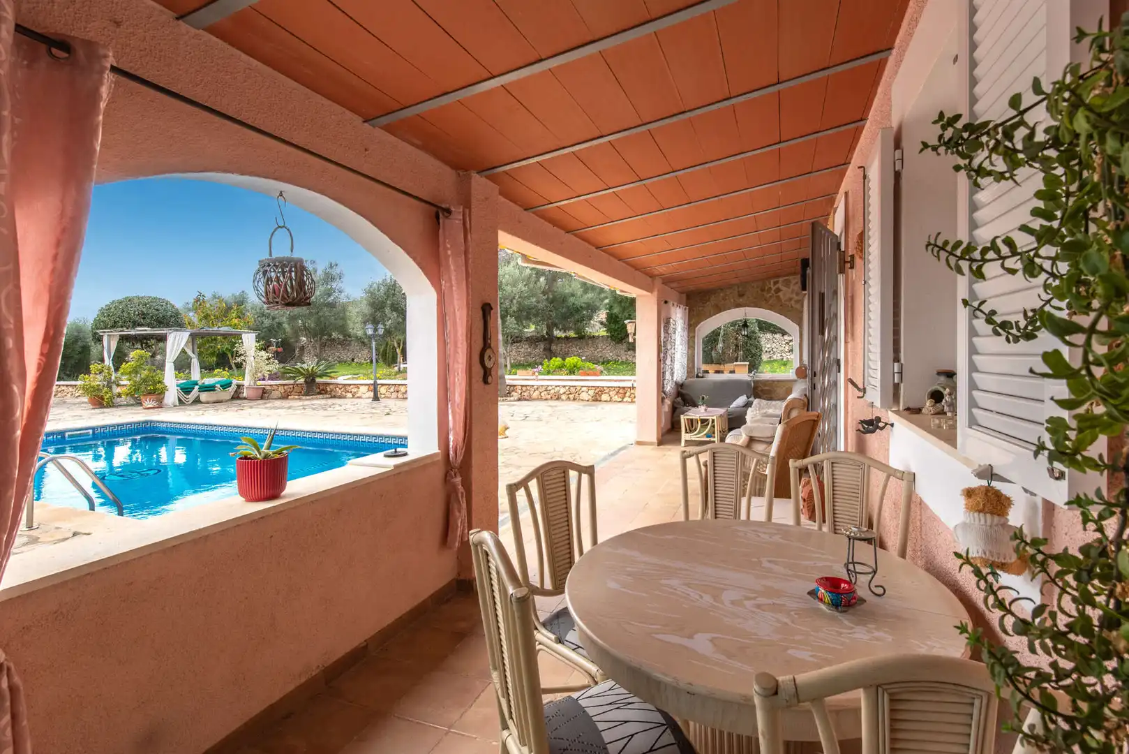 Terrasse von Country house zum Verkauf in Manacor mit Klimaanlage, Heizung und Terrasse