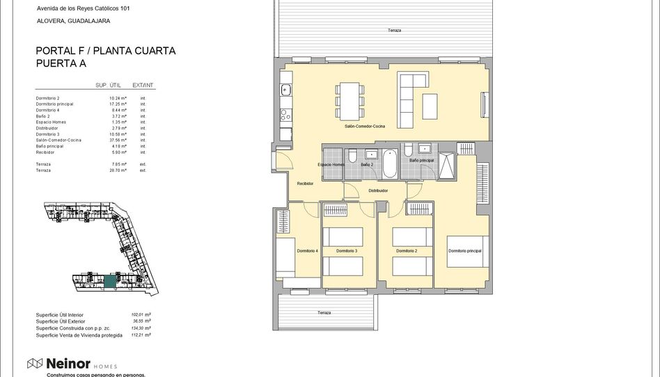 Foto 1 de Piso en venta en Avenida Camino las Fuentes, Alovera, Guadalajara