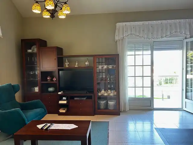 Sala de estar de Casa o chalet en venta en A Illa de Arousa  con Calefacción, Jardín privado y Terraza