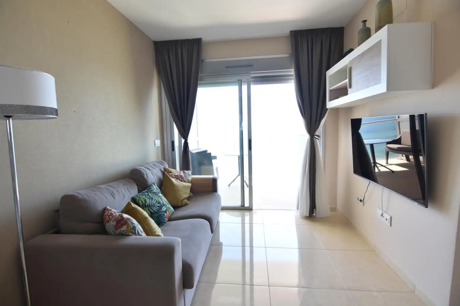 Living room of Flat for sale in Oropesa del Mar / Orpesa  with Air Conditioner, Heating and Private garden
