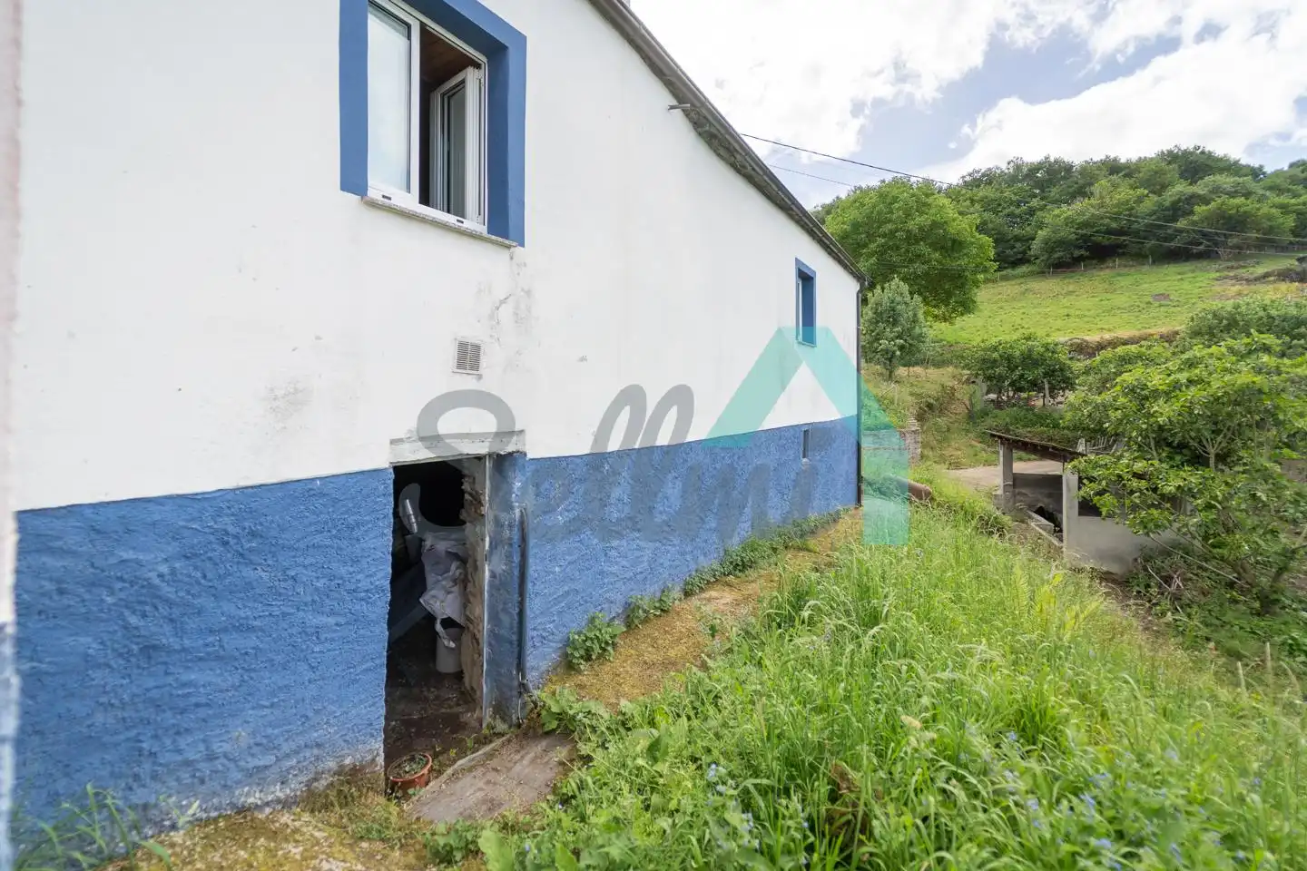 Vista exterior de Casa o chalet en venta en Grandas de Salime con Jardín privado y Parquet