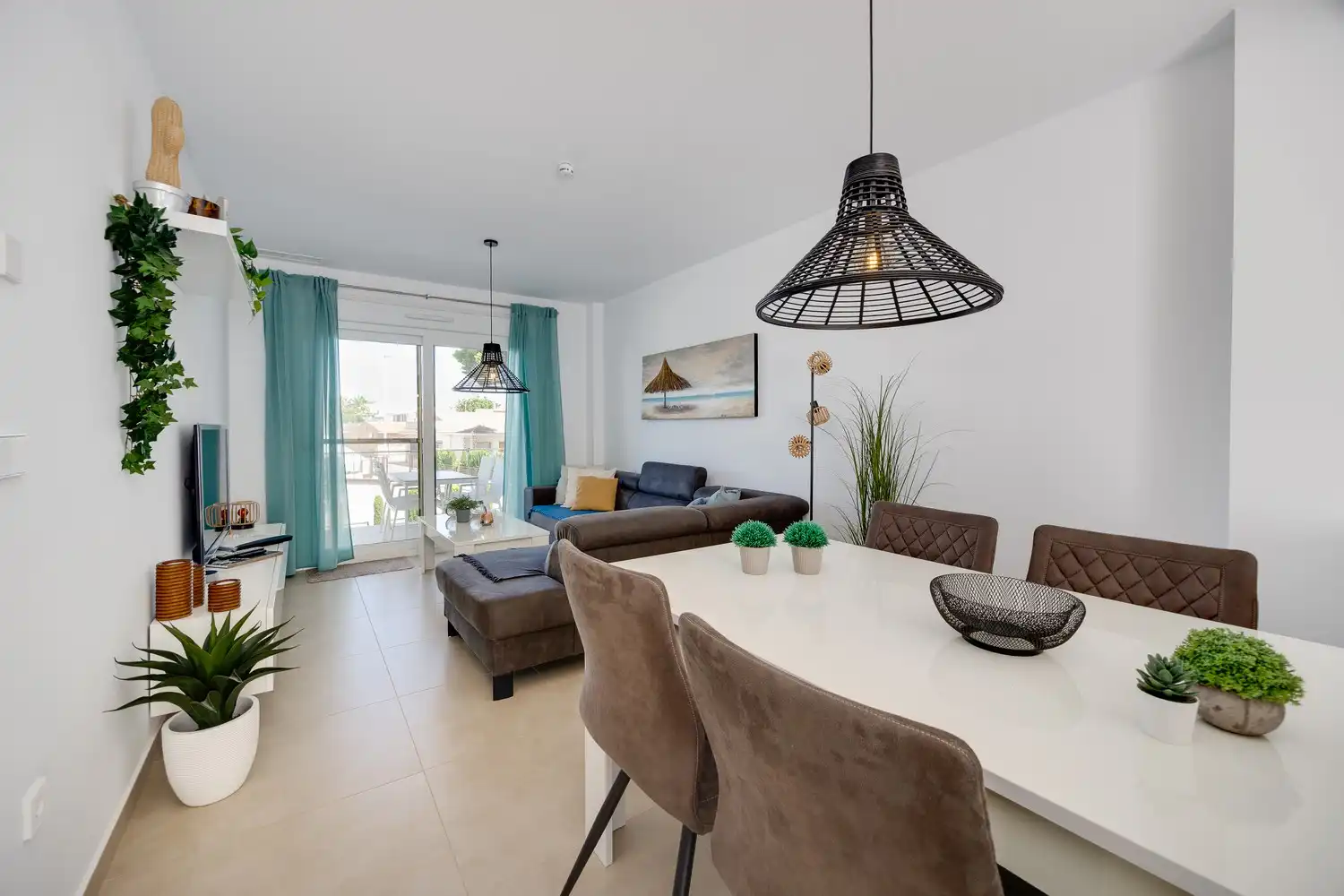 Sala de estar de Apartamento en venta en Pilar de la Horadada con Terraza