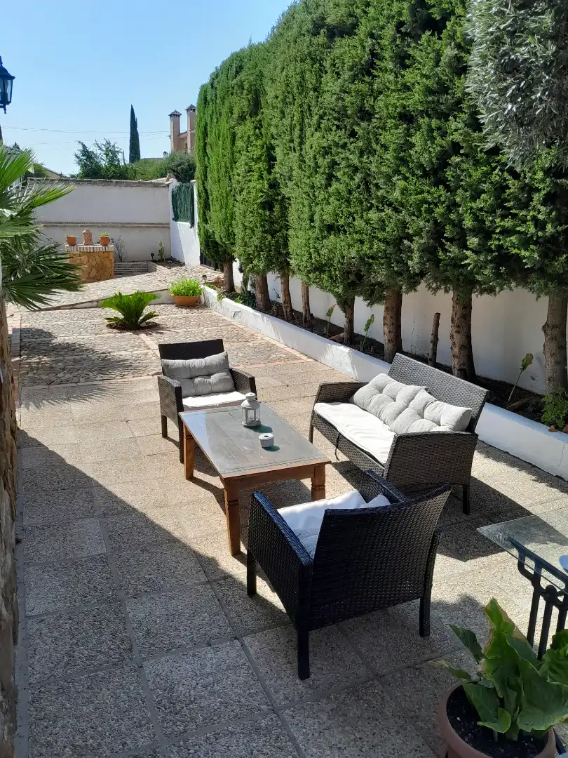 Terraza de Casa o chalet en venta en Cobisa con Calefacción, Jardín privado y Amueblado