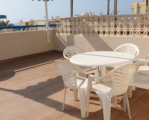 Terrace of Attic to rent in Garrucha  with Air Conditioner, Terrace and Swimming Pool