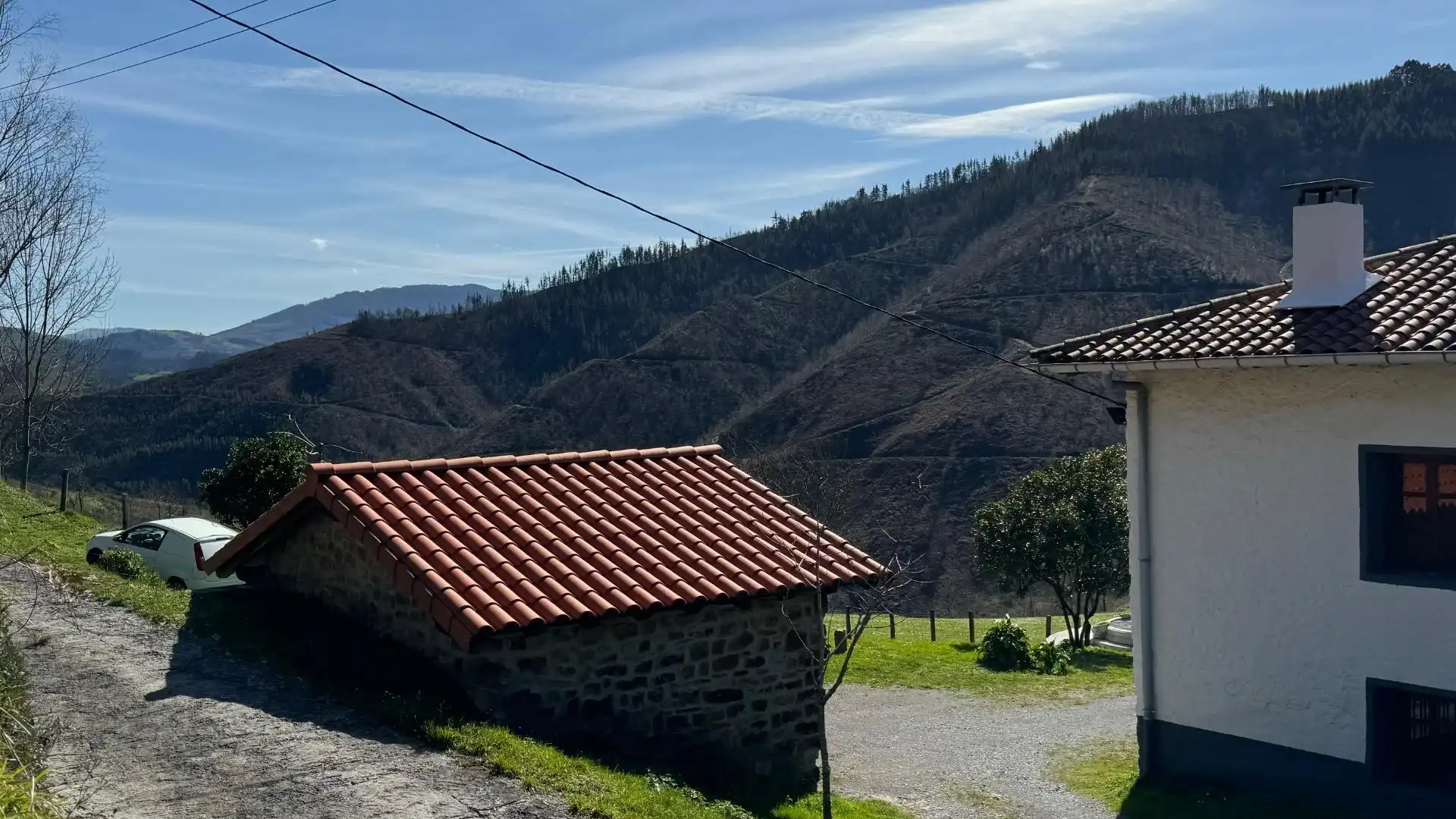 Vista exterior de Finca rústica en venta en Mendaro con Calefacción, Jardín privado y Terraza