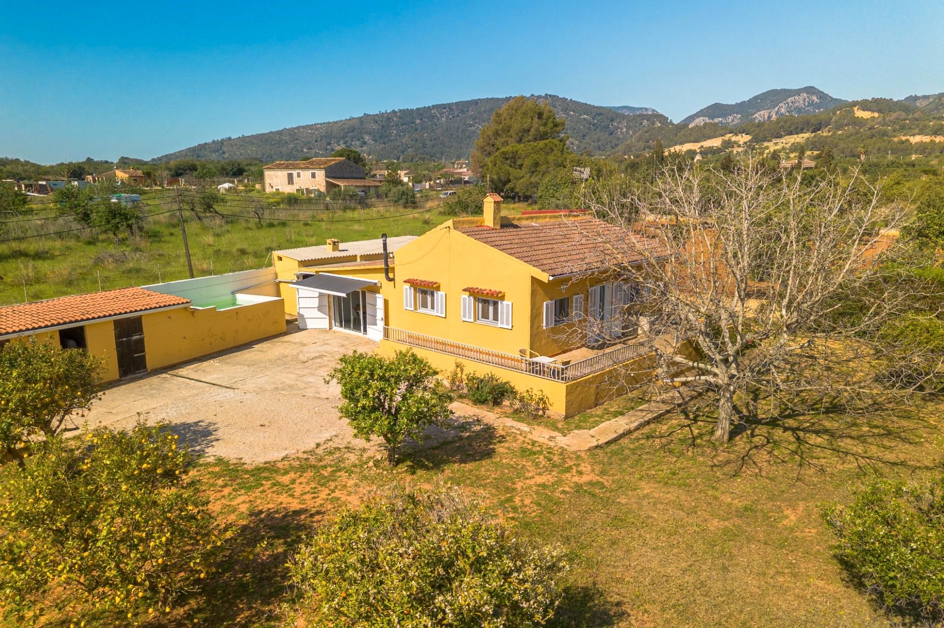 Vista exterior de Finca rústica en venda en Selva amb Aire condicionat, Jardí privat i Terrassa