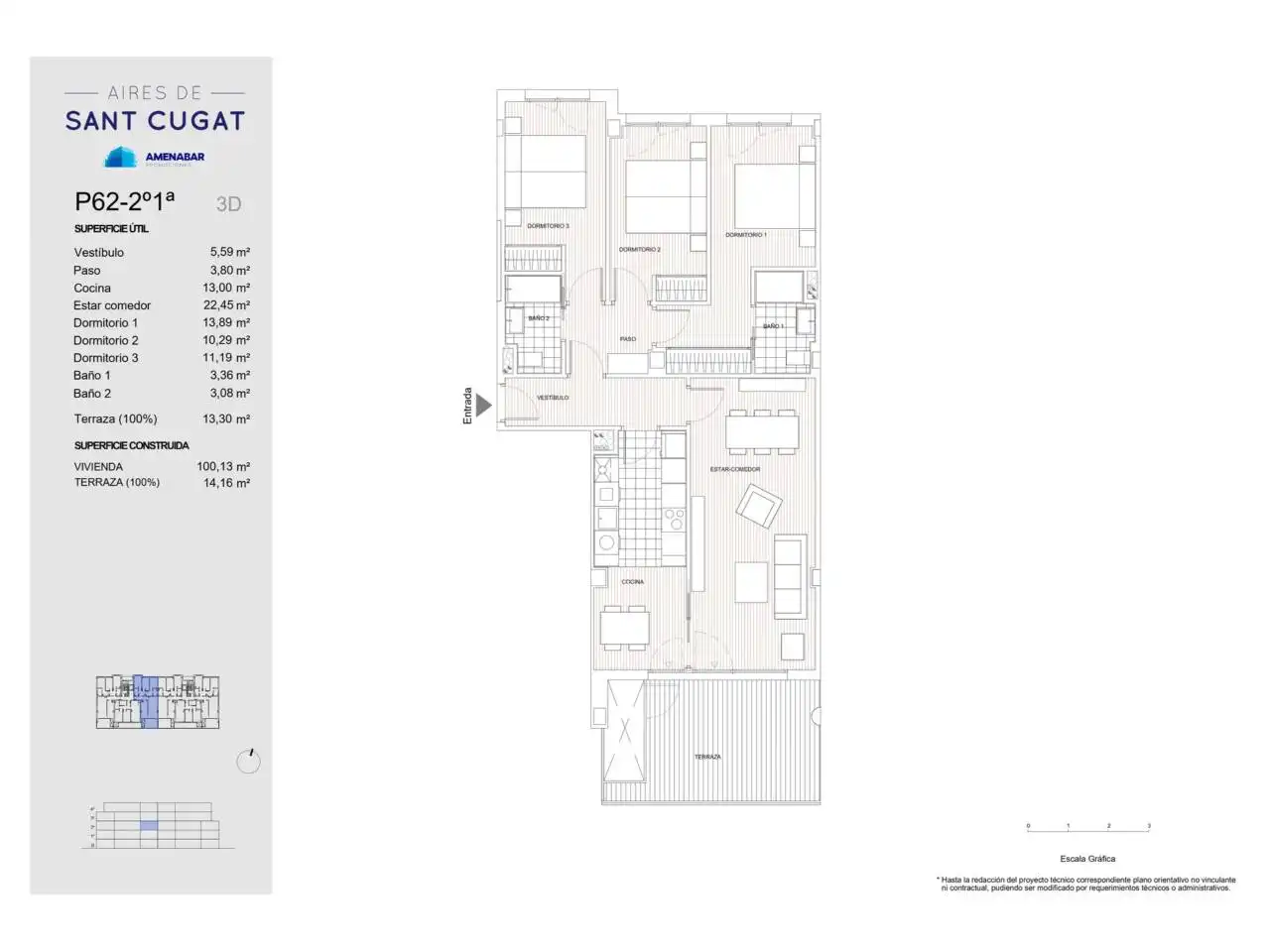 Flat for sale in Sant Cugat del Vallès  with Air Conditioner, Heating and Terrace