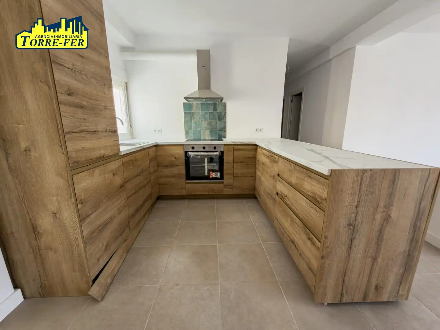 Kitchen of Flat for sale in Almería  with Air Conditioner and Terrace