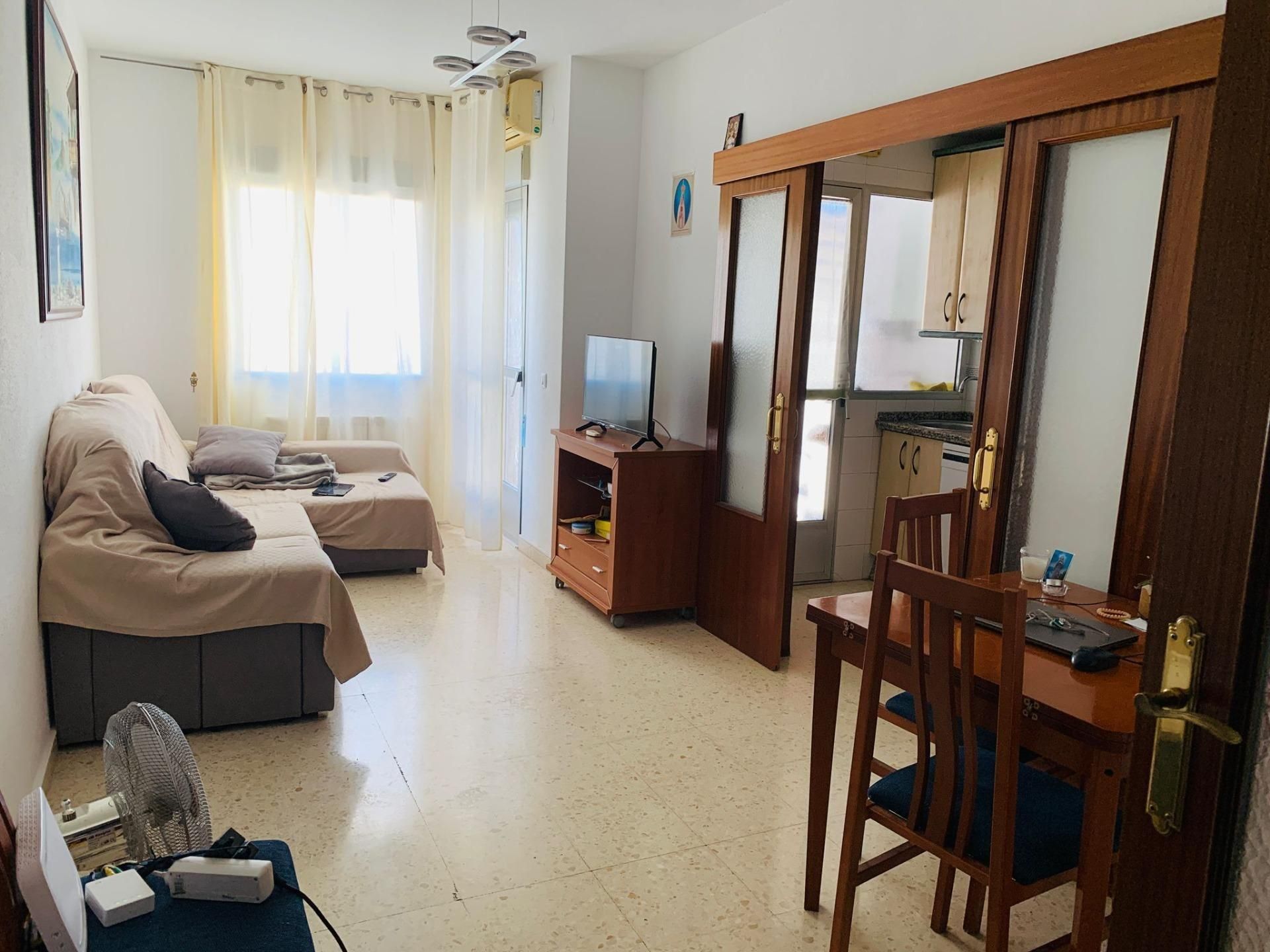 Living room of Flat to rent in Cáceres Capital  with Air Conditioner, Heating and Balcony