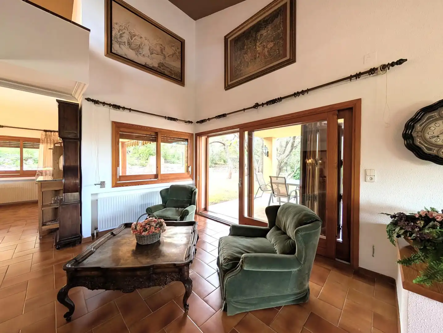Sala d'estar de Casa o xalet en venda en Alcoy / Alcoi amb Calefacció, Jardí privat i Terrassa
