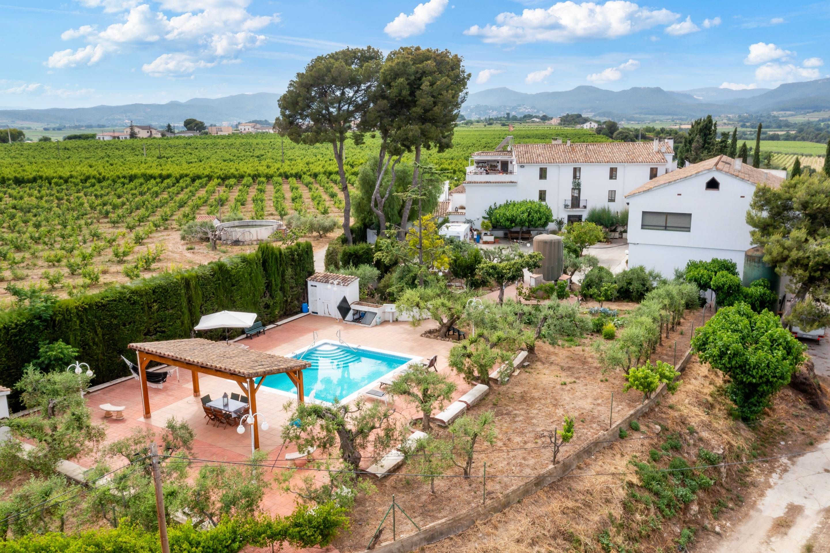 Garden of Country house for sale in Sant Martí Sarroca  with Heating, Private garden and Terrace