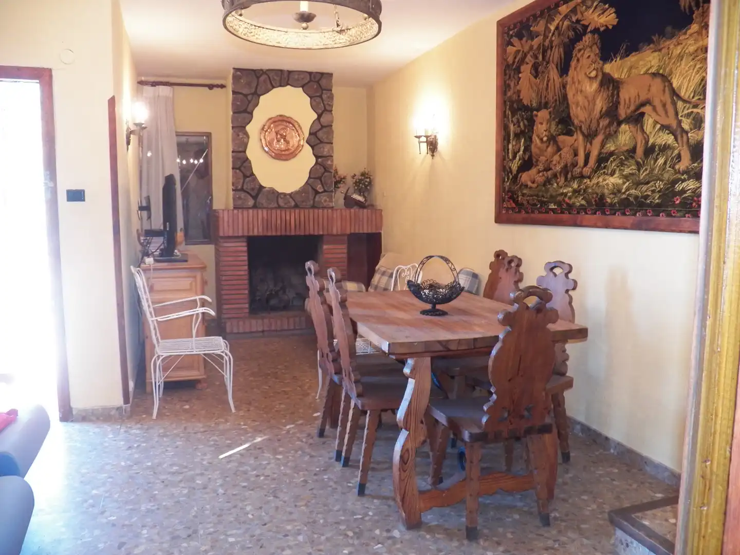 Dining room of Detached homes for sale in Miraflores de la Sierra  with Private garden and Swimming Pool