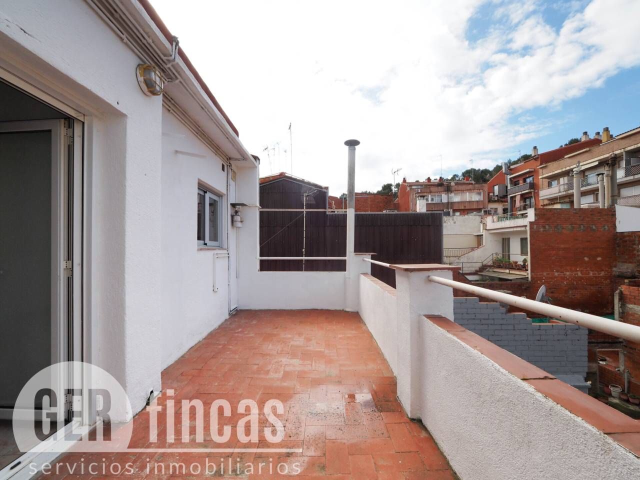 Terrasse von Wohnung zum Verkauf in Terrassa mit Heizung, Terrasse und Alarm