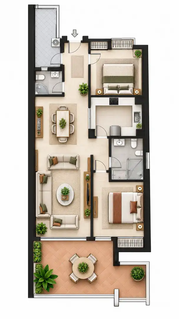 Piso con piscina en venta en Hiedra, imagen 19