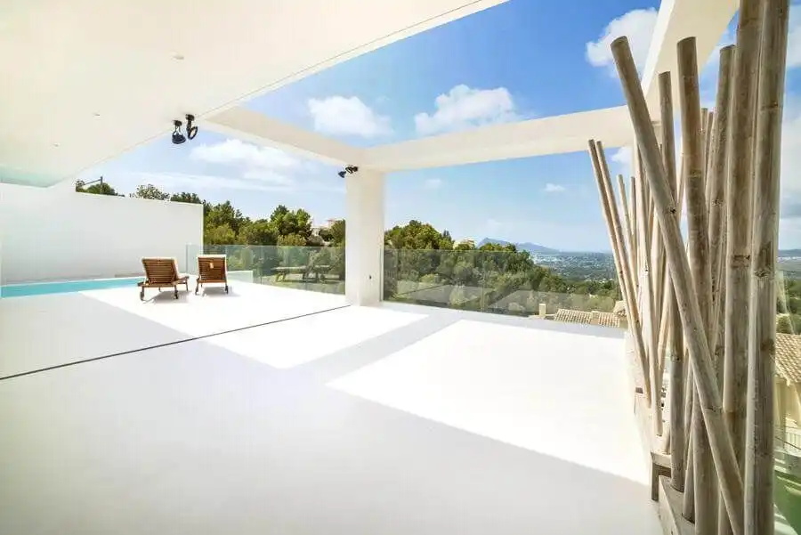 Terraza de Casa o chalet en venta en Benidorm con Aire acondicionado, Jardín privado y Terraza