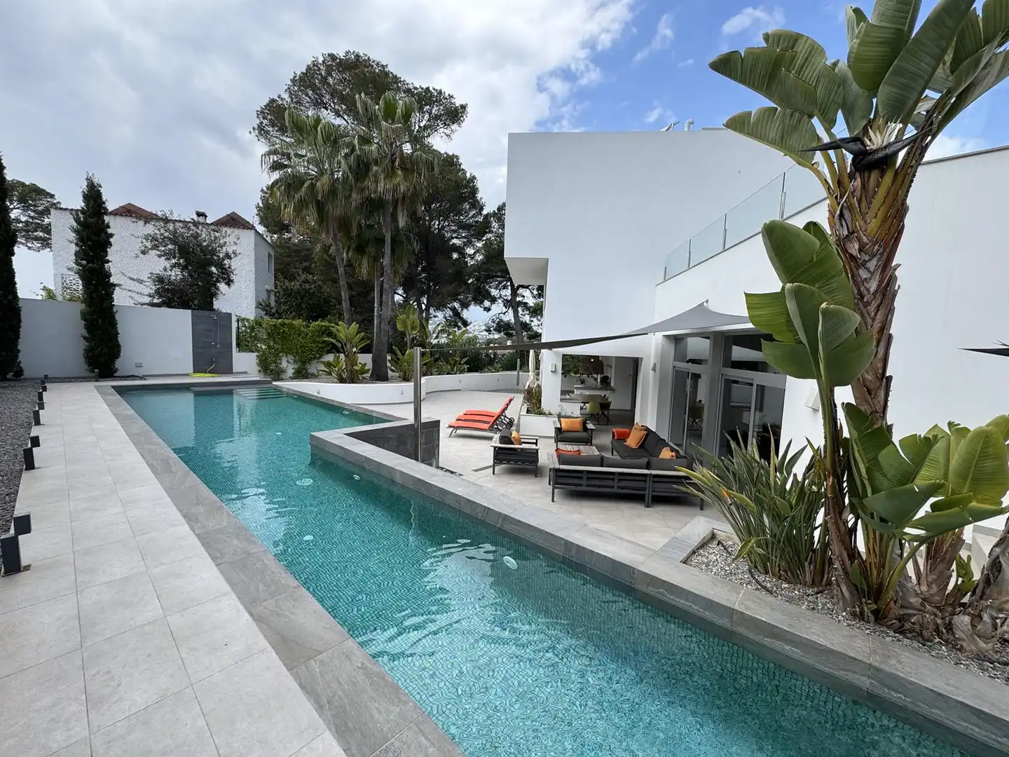 Swimming pool of Houses for rent in Moraira  with Air Conditioner, Heating and Private garden