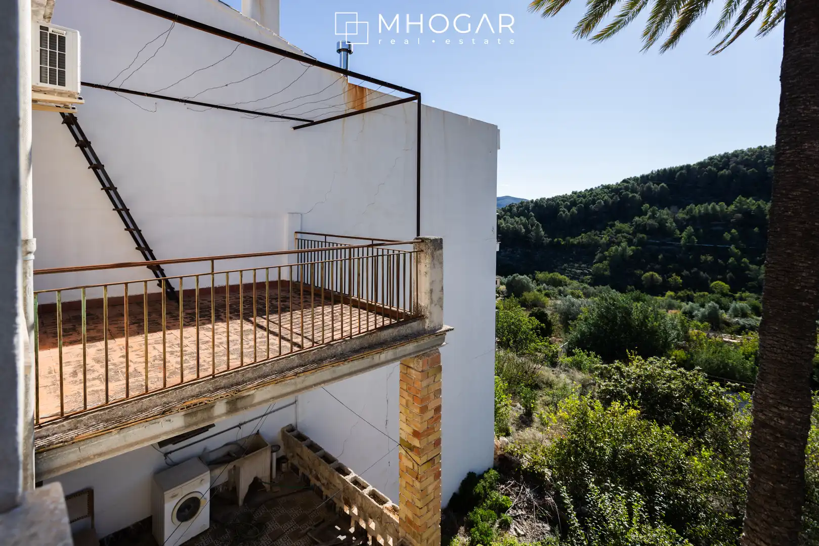 Terraza de Finca rústica en venta en La Vall de Laguar con Jardín privado, Terraza y Balcón