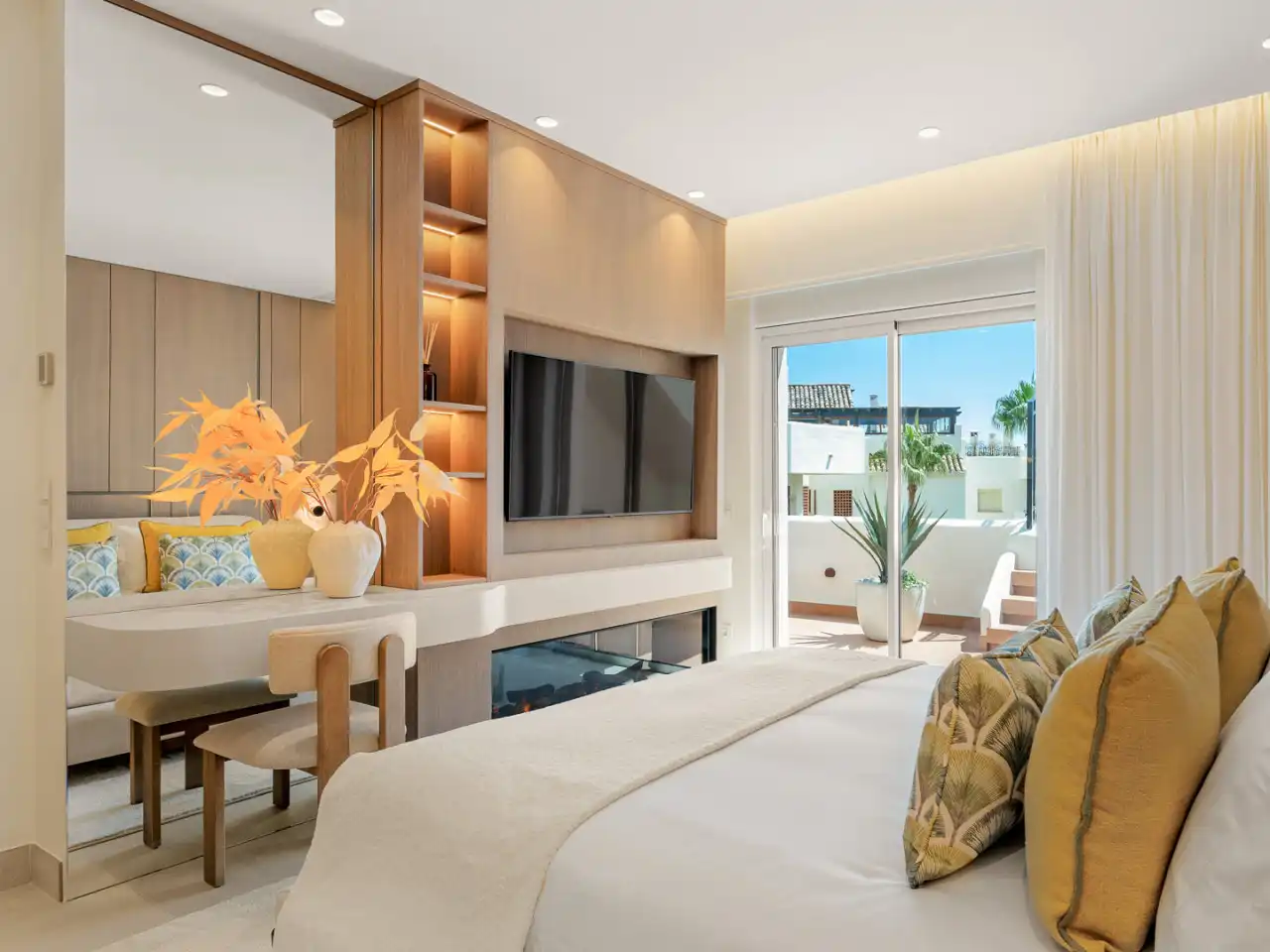 Living room of Duplexes for sale in Estepona  with Air Conditioner, Heating and Terrace