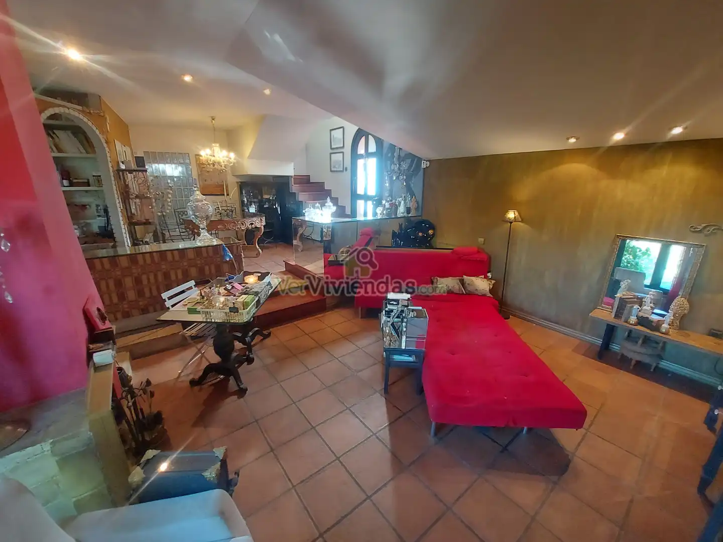 Sala de estar de Casa o chalet en venta en Vallirana con Calefacción, Jardín privado y Terraza