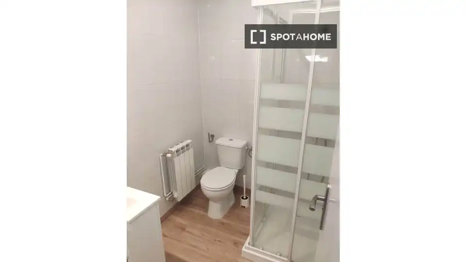 Bathroom of Flat for rent in Madrid  with Air Conditioner, Heating and Furnished