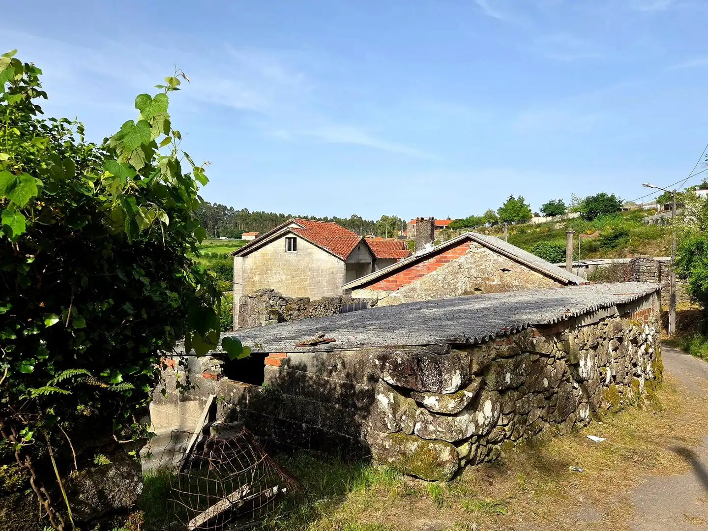 Vista exterior de Finca rústica en venta en Meis con Jardín privado y Terraza
