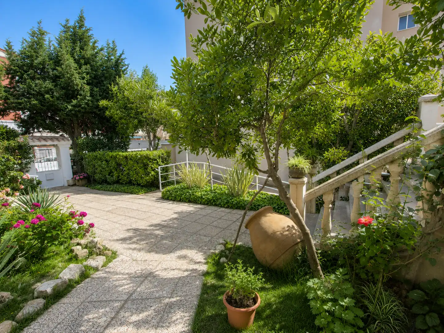 Terraza de Casa o chalet en venta en Madrid con Calefacción, Jardín privado y Parquet