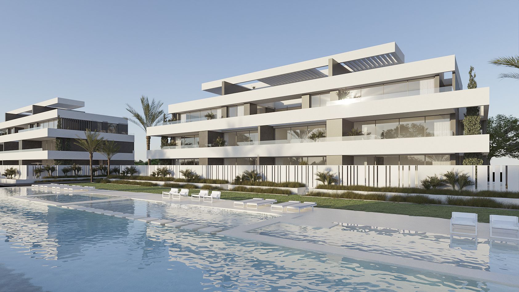 Vista exterior de Àtic en venda en La Nucia amb Piscina comunitària