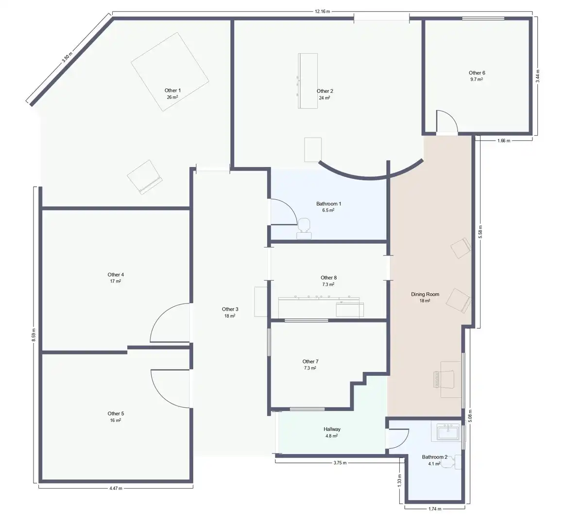 Piso en venta en Málaga con Terraza y Balcón