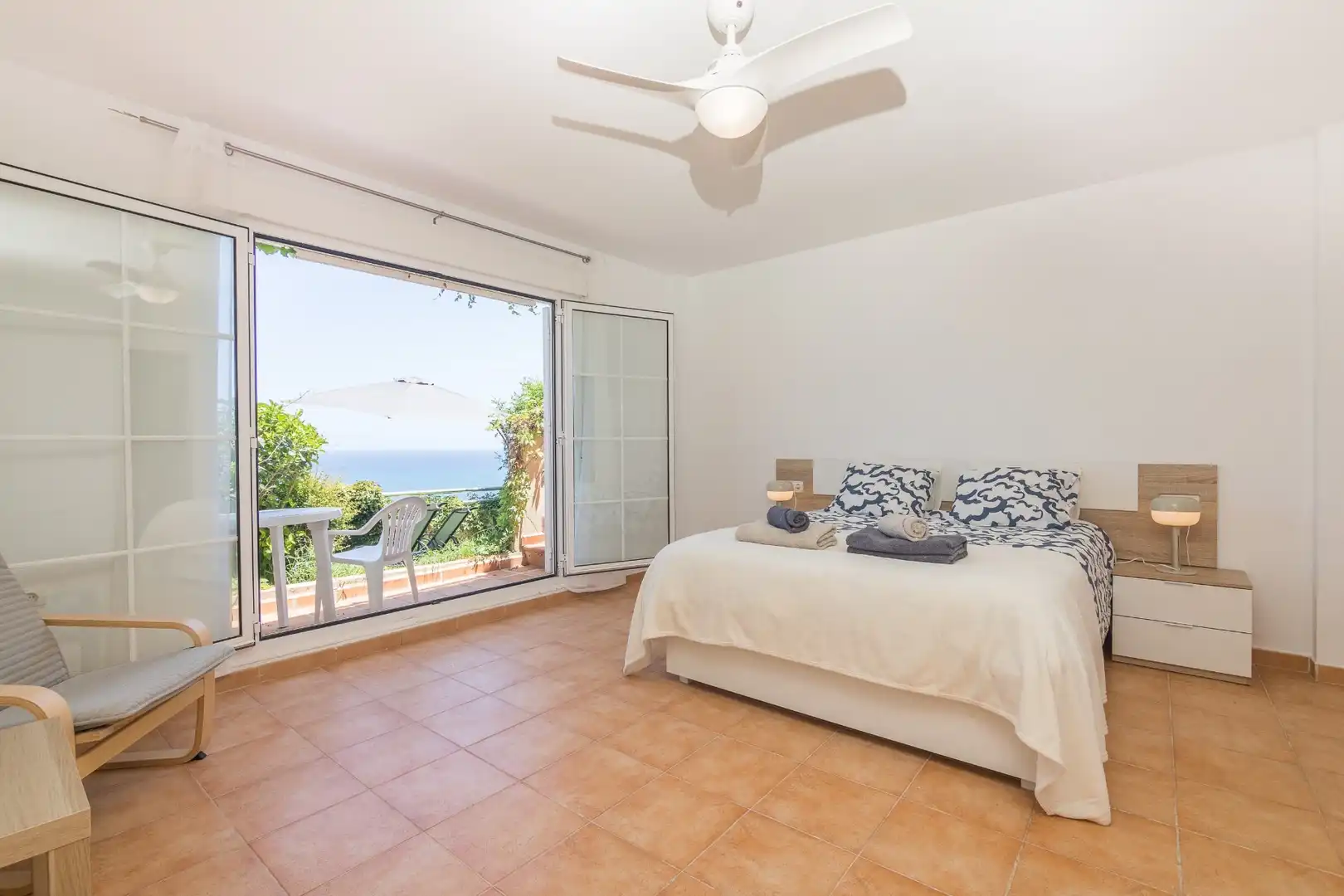 Bedroom of Houses for rent in Santa Pola  with Air Conditioner, Heating and Private garden
