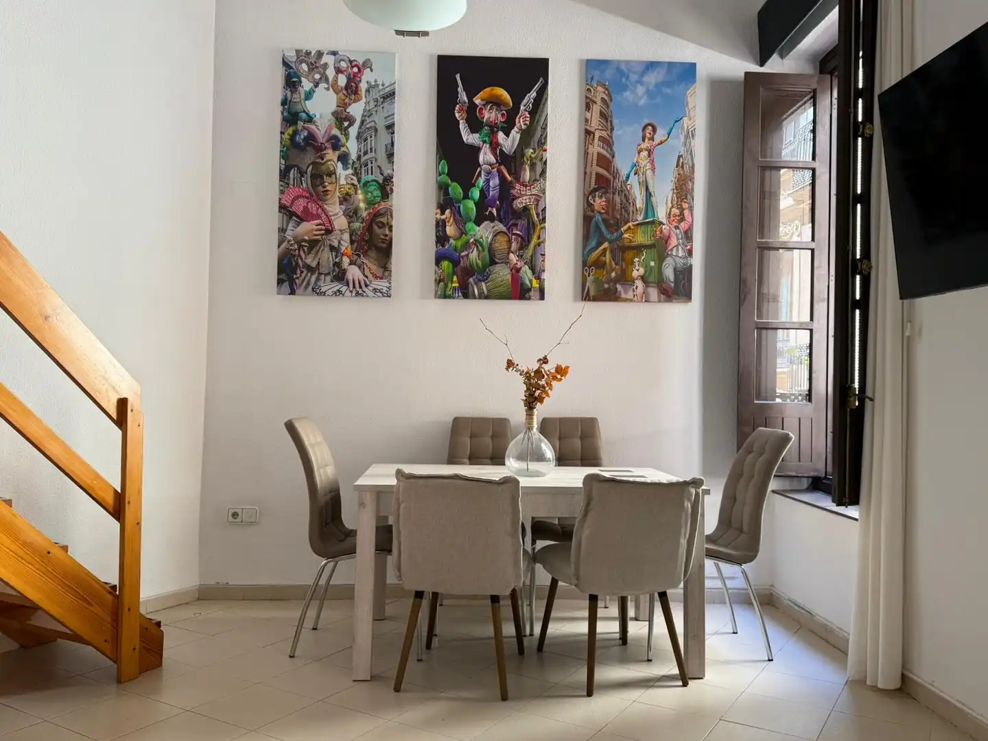 Comedor de Piso en venta en Valencia con Aire acondicionado, Terraza y Amueblado