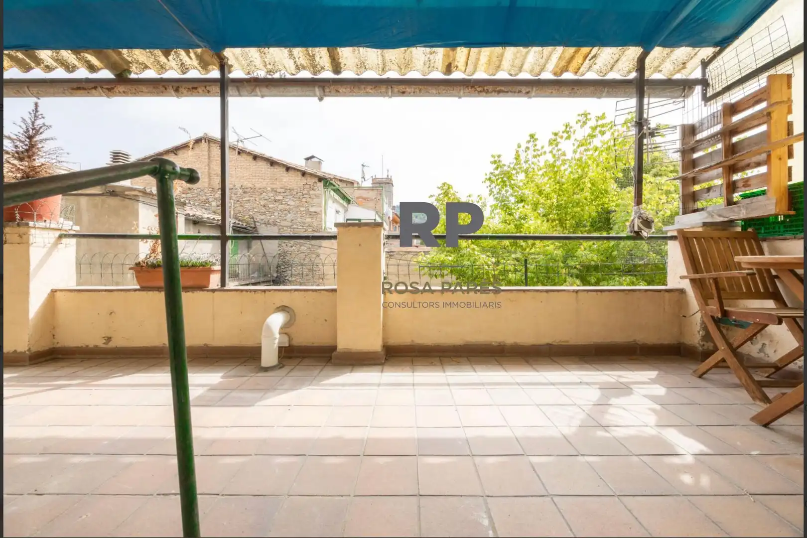 Terrace of Flat for sale in Montesquiu  with Heating, Terrace and Storage room