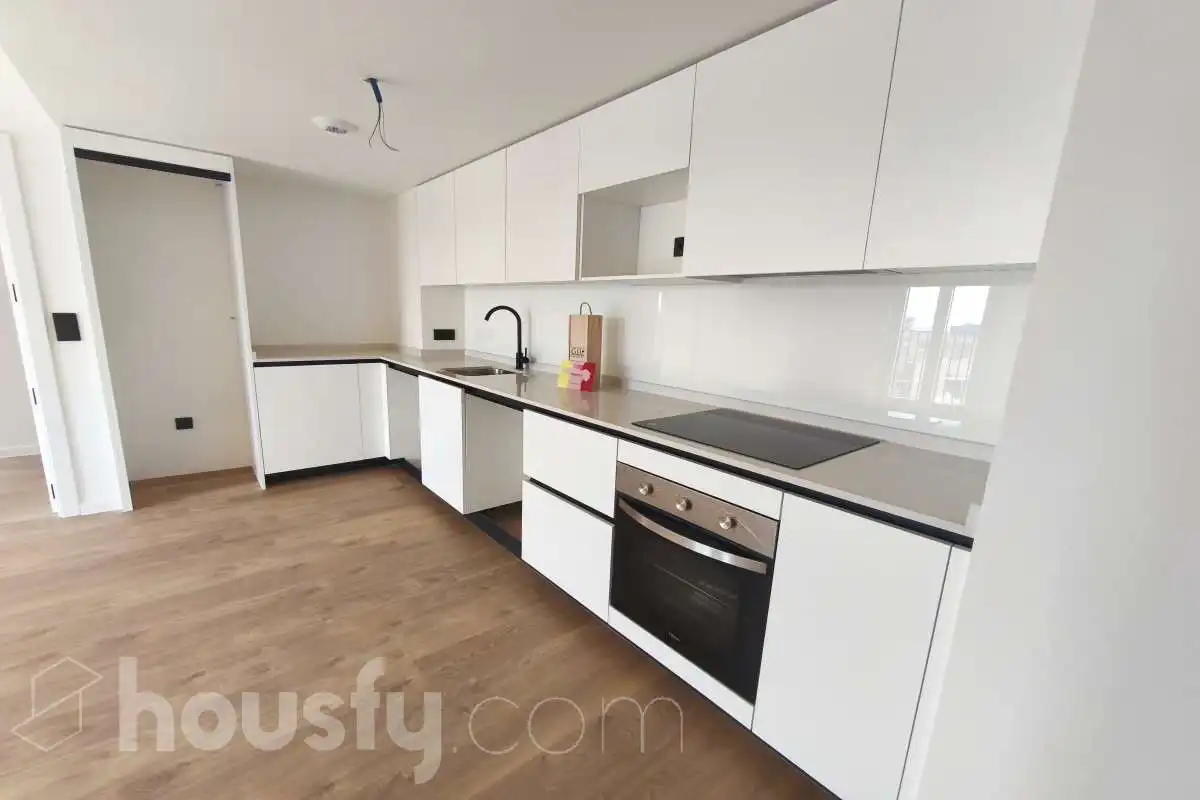 Cocina de Piso de alquiler en Madrid con Aire acondicionado, Calefacción y Parquet