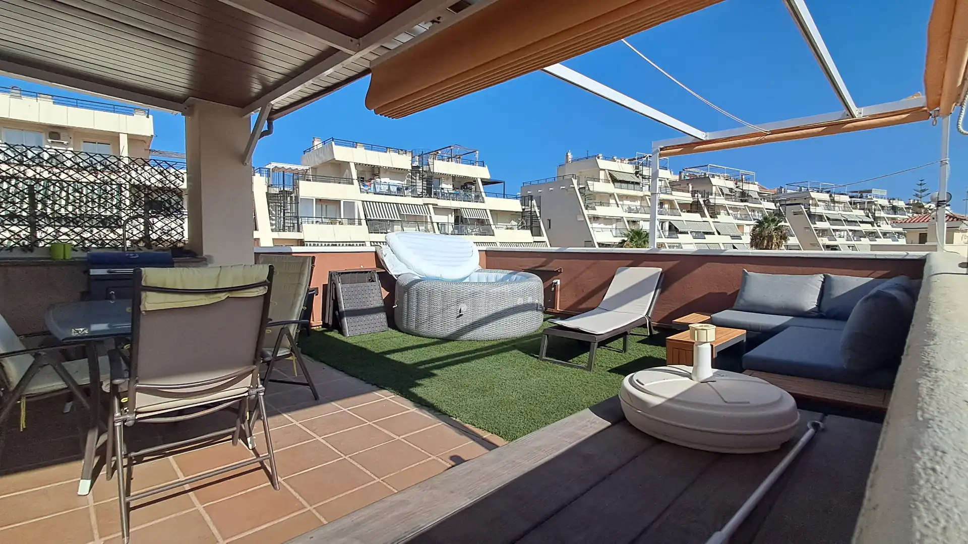 Terrassa de Dúplex en venda en Benalmádena amb Aire condicionat, Parquet i Terrassa