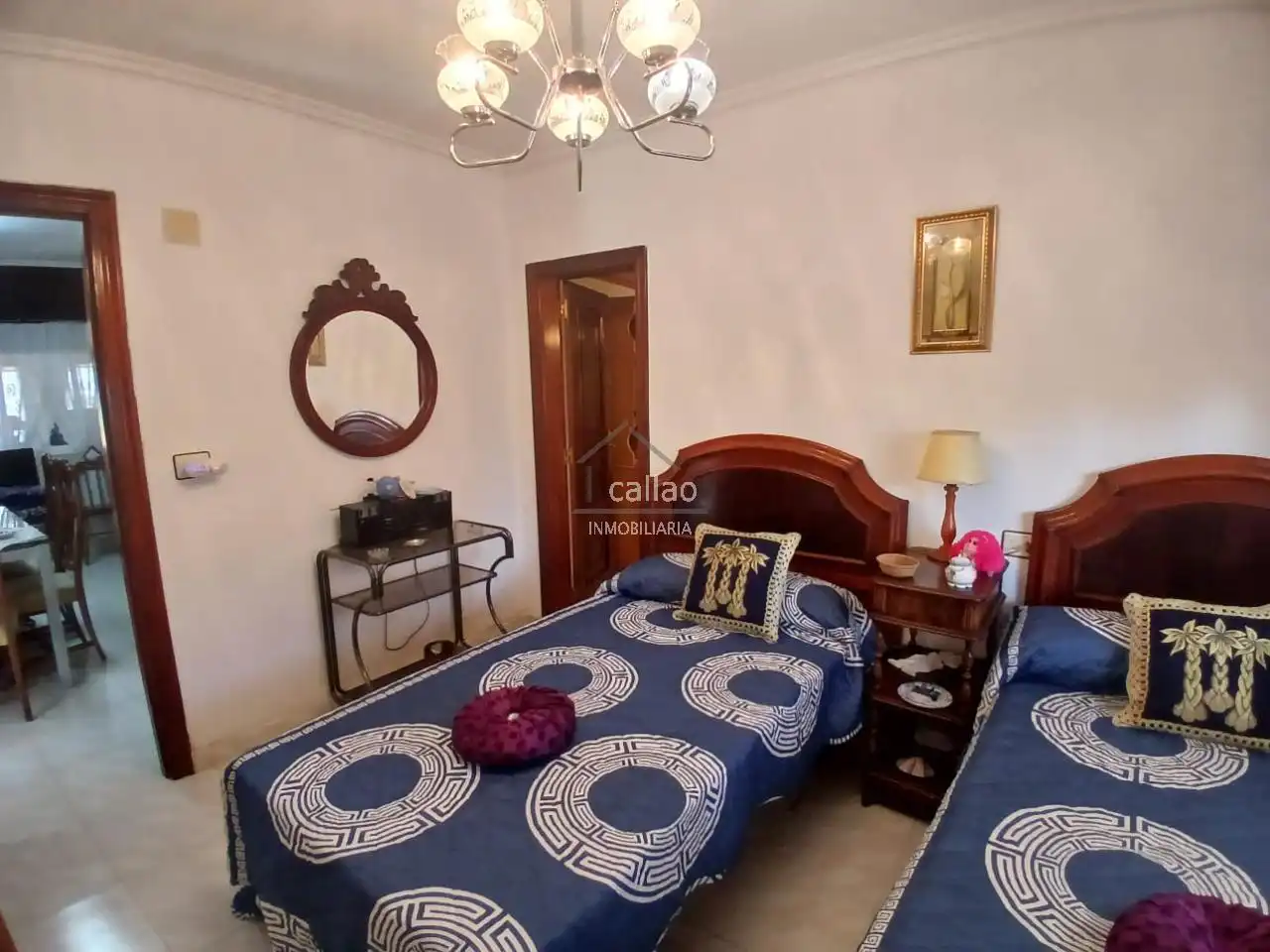 Dormitori de Casa o xalet en venda en San Sadurniño amb Jardí privat i Moblat