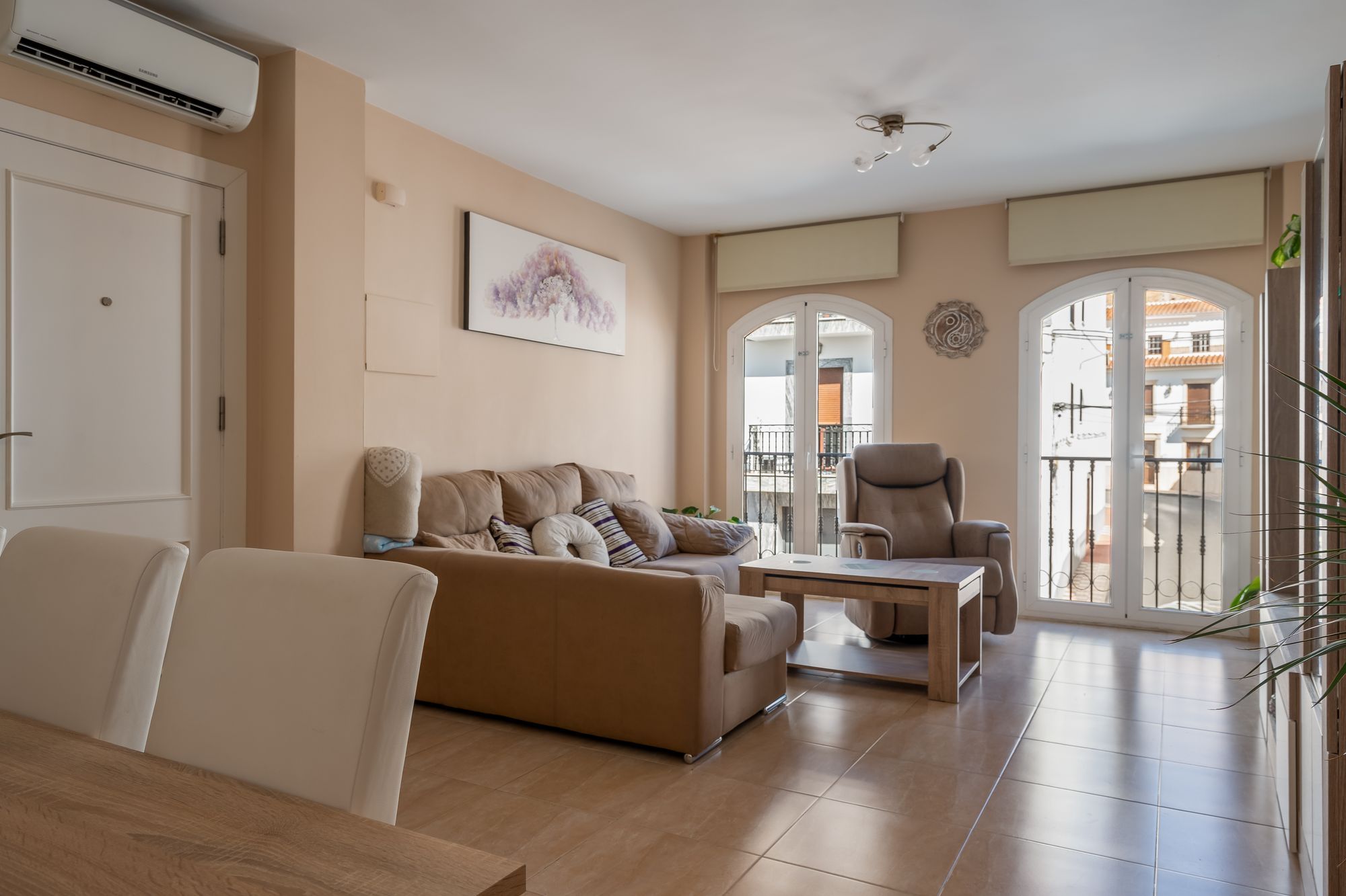 Wohnzimmer von Wohnungen zum verkauf in Alhaurín El Grande mit Balkon
