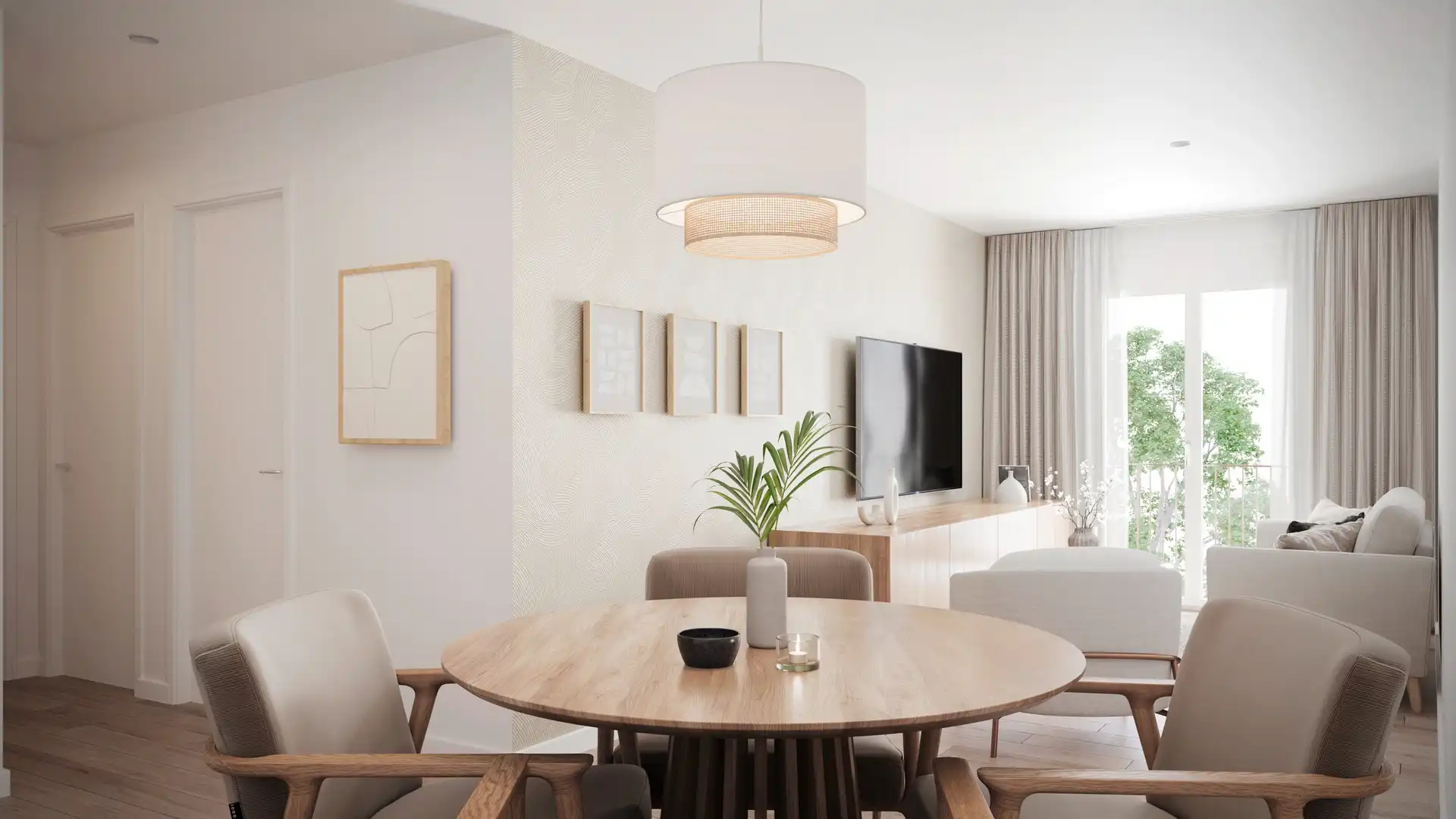 Dining room of Flat for sale in Móstoles  with Heating, Terrace and Community pool