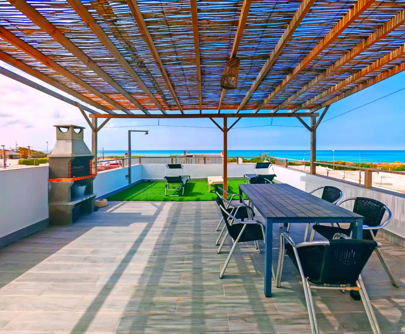 Terrace of Houses for sale in Vejer de la Frontera  with Air Conditioner, Terrace and Furnished