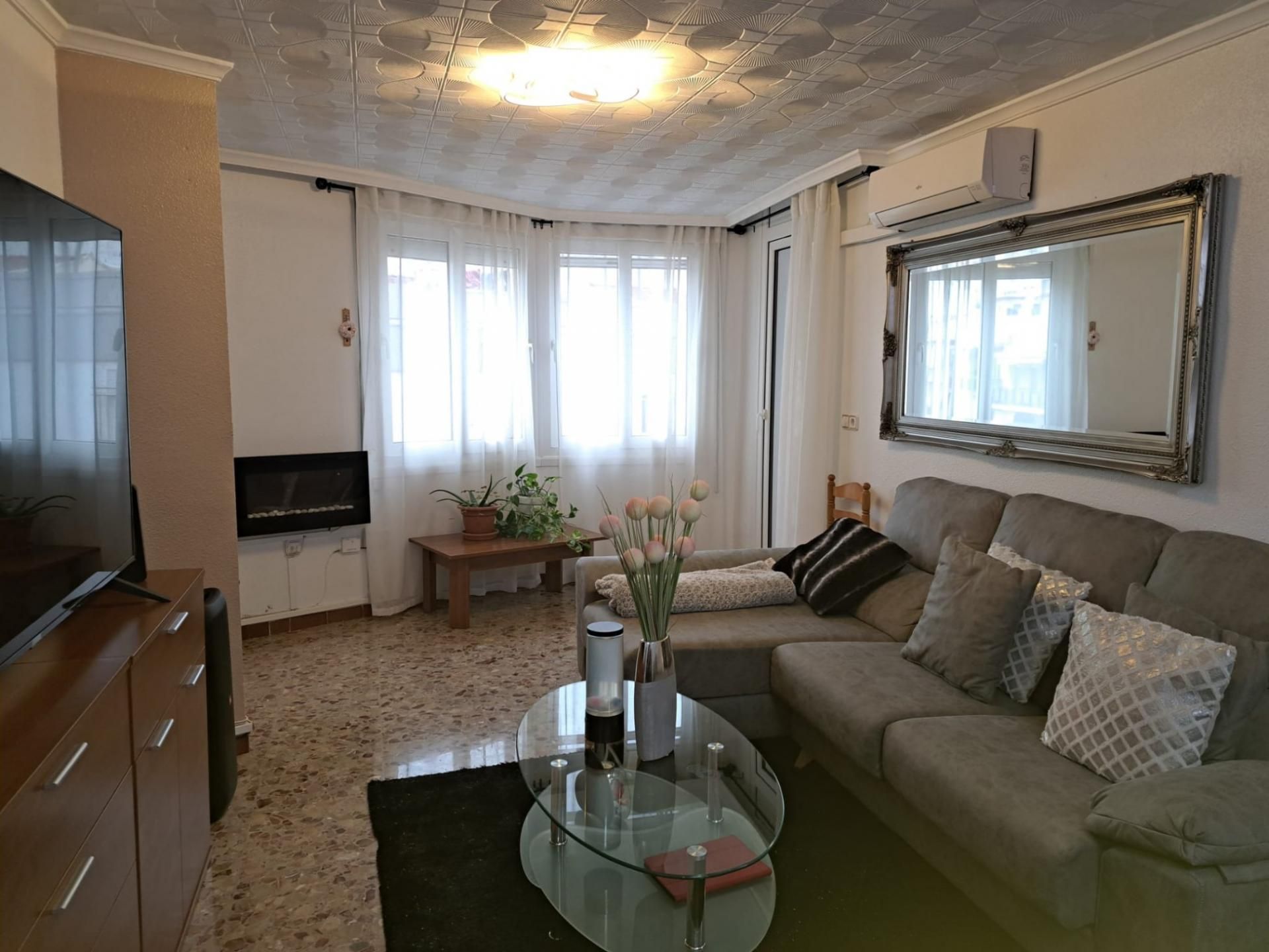 Sala de estar de Piso en venta en Vinaròs con Aire acondicionado y Alarma